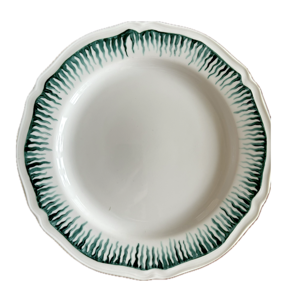 Sea Fern dinner plate via Quintessence